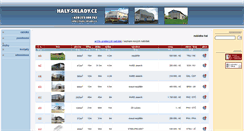 Desktop Screenshot of haly-sklady.cz
